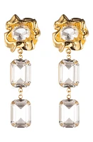 Sterling King Ada Crystal Drop Earrings in Gold - Crystal at Nordstrom