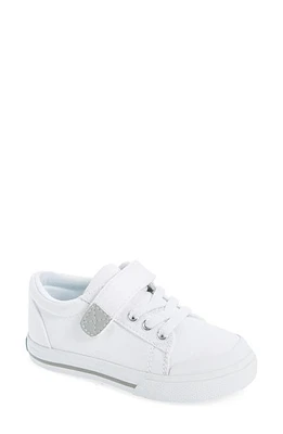 Footmates Hook & Look Sneaker White at Nordstrom, M