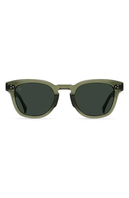 RAEN Squire Polarized Round Sunglasses in Cambria/Green Pol at Nordstrom