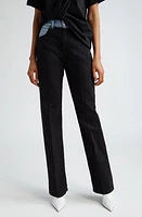 Victoria Beckham Julia Patchwork Jeans in Contrast Wash at Nordstrom, Size 29