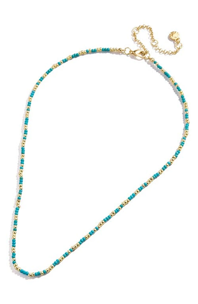 BaubleBar Sadie Beaded Necklace in Blue at Nordstrom