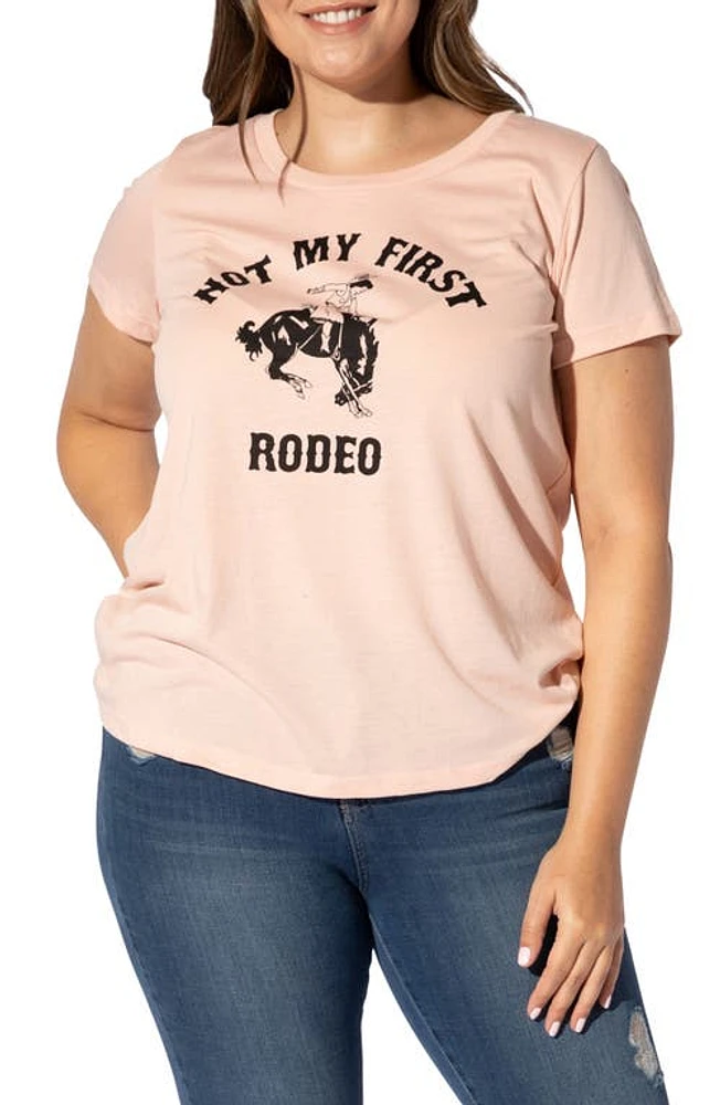 Sub_Urban Riot Not My First Rodeo Tee in Blush at Nordstrom, Size 2X