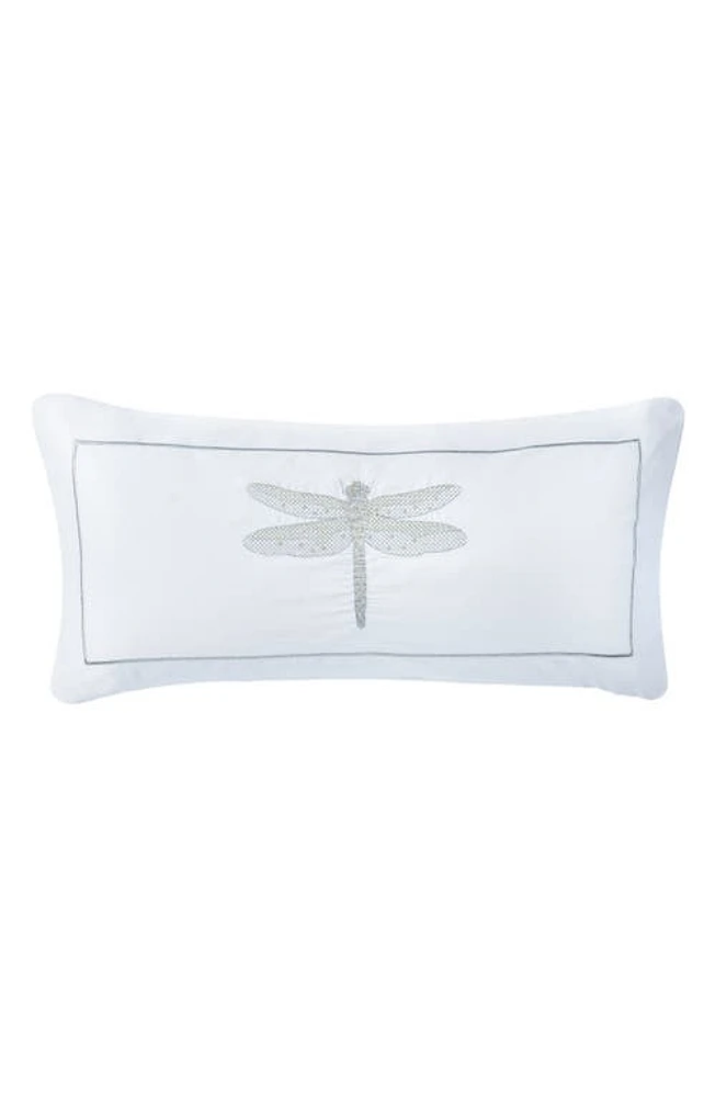 Domani Home Dragonfly Pillowcase in White/Gold/Silver at Nordstrom