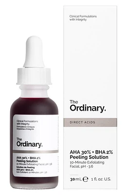 The Ordinary AHA 30% + BHA 2% Exfoliating Peeling Solution at Nordstrom