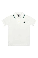 Brooks Brothers Kids' Tipped Piqué Polo White at Nordstrom,