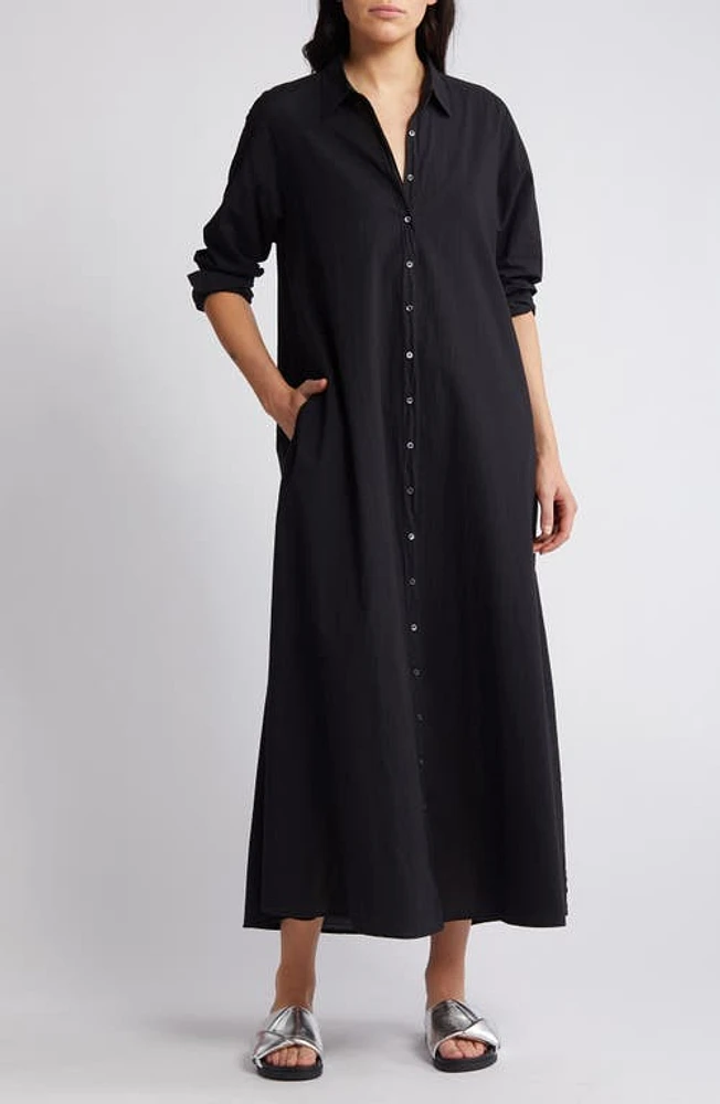 XÍRENA Boden Long Sleeve Cotton Shirtdress at Nordstrom,