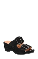 L'Amour des Pieds Maulia Block Heel Slide Sandal in Black at Nordstrom, Size 11