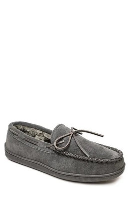 Minnetonka Lined Hardsole Slipper Charcoal at Nordstrom