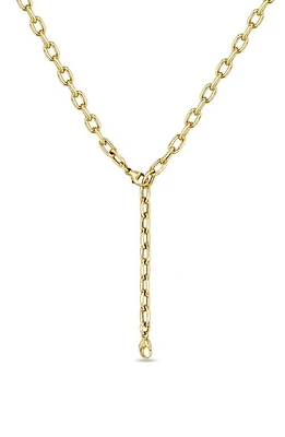 Zoë Chicco Medium Chain Link Necklace in 14K Yellow Gold at Nordstrom, Size 18