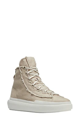 Y-3 Nizza High Top Sneaker White/Sand at Nordstrom,