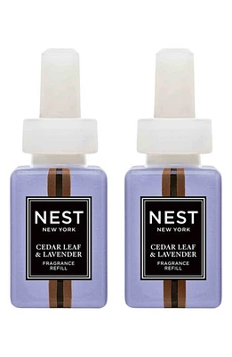 NEST New York x Pure Home Fragrance Diffuser Refill Duo in Cedar Leaf at Nordstrom