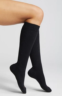 COMRAD Nep Compression Knee High Socks in Galatic Black at Nordstrom, Size Small