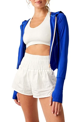 FP Movement by Free People Playin' for Keeps Track Jacket Sapphire Skies Combo at Nordstrom,