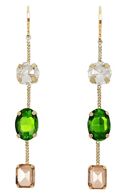 Petit Moments Alice Linear Drop Earrings in Neutral Green at Nordstrom