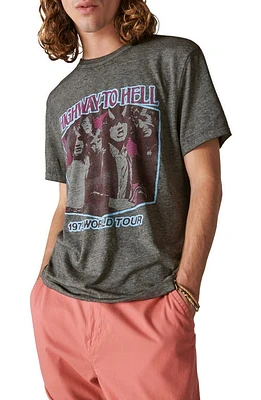 Lucky Brand AC/DC Highway to Hell Cotton Graphic T-Shirt Raven at Nordstrom,