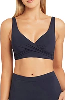 Sea Level Cross Front Multifit Bikini Top Night Sky at Nordstrom, Us