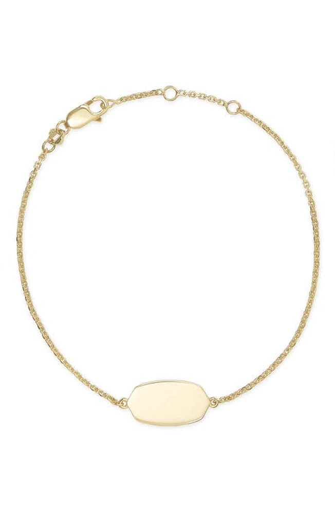 Kendra Scott Elaina 18K Gold Vermeil Delicate Chain Bracelet at Nordstrom