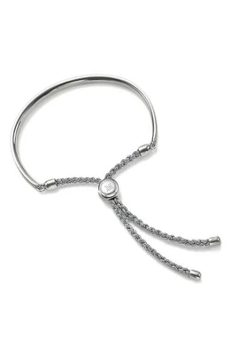 Monica Vinader Engravable Fiji Friendship Bracelet in Silver Metallic at Nordstrom