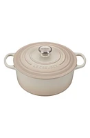 Le Creuset Signature 5 1/2 Quart Round Enamel Cast Iron French/Dutch Oven in Meringue at Nordstrom