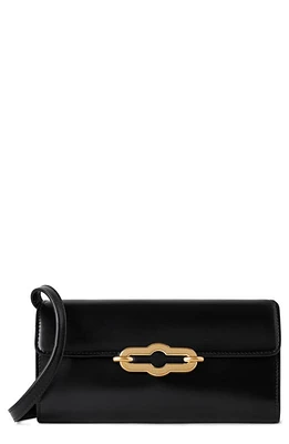 Mulberry Pimlico Super Leather Wallet on a Strap in Black at Nordstrom