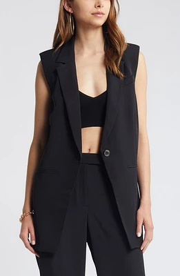 Open Edit Tailored Long Vest at Nordstrom,