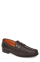 Santoni Ascott Penny Loafer Brown at Nordstrom,