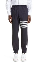 Thom Browne 4-Bar Wool Track Pants Navy at