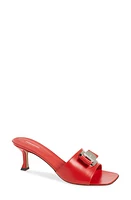 FERRAGAMO Zelie Slide Sandal Flame Red at Nordstrom,