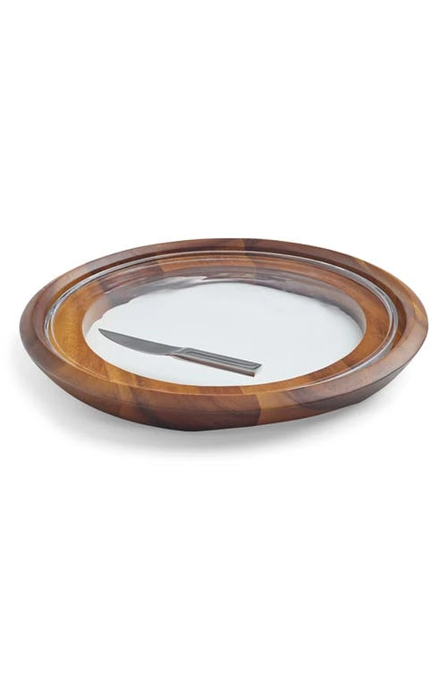 Nambé Cooper Cheese Tray & Knife Set in Brown at Nordstrom, Size One Size Oz