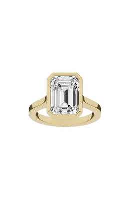 Jennifer Fisher 18K Gold Emerald Cut Lab Created Diamond Solitaire Ring - ctw in 18K Yellow Gold at Nordstrom