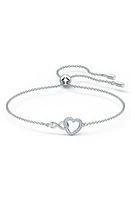 Swarovski Crystal Infinity Heart Bracelet in White at Nordstrom