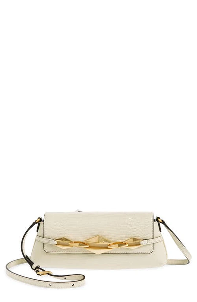 Jimmy Choo Small Diamond East/West Shoulder Bag in Bamboo at Nordstrom