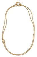 John Hardy Classic Chain Knot Layered Rope Necklace in Gold at Nordstrom