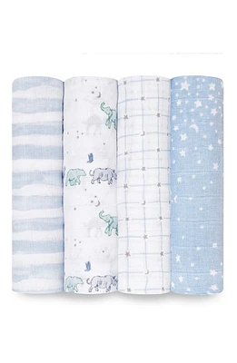 aden + anais 4-Pack Classic Swaddling Cloths in Rising Star at Nordstrom