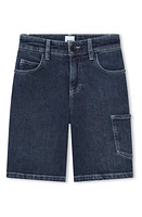 BOSS Kidswear Kids' Denim Bermuda Shorts Z07-Stone Pulverization at Nordstrom, Y