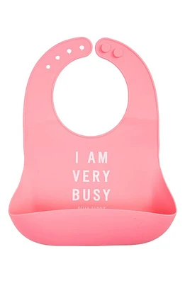 Bella Tunno Very Busy Wonder Bib in Pink at Nordstrom