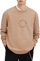 AllSaints Tierra Logotype Graphic Sweatshirt at Nordstrom,