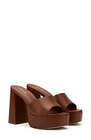 Larroudé Dolly Platform Sandal Caramel at Nordstrom,