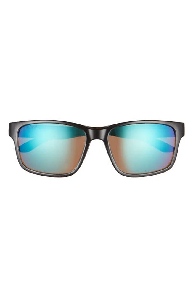 Smith Basecamp 58mm ChromaPop Polarized Sport Sunglasses in Black Jade/Opal Mirror at Nordstrom