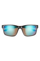 Smith Basecamp 58mm ChromaPop Polarized Sport Sunglasses in Black Jade/Opal Mirror at Nordstrom