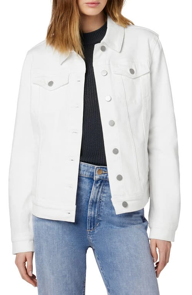 Joe's The Relaxed Denim Trucker Jacket White at Nordstrom,