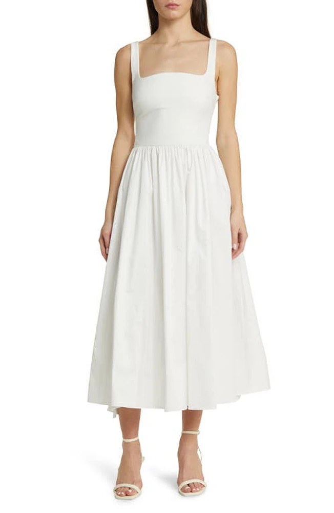 RUE SOPHIE Eli Midi Dress Off White at Nordstrom,