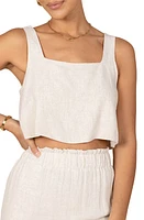 Petal & Pup Eleanor Linen Crop Tank at Nordstrom,