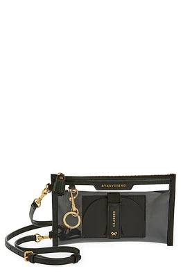 Anya Hindmarch Everything Recycled TPU Lanyard Pouch in Clear/Black at Nordstrom