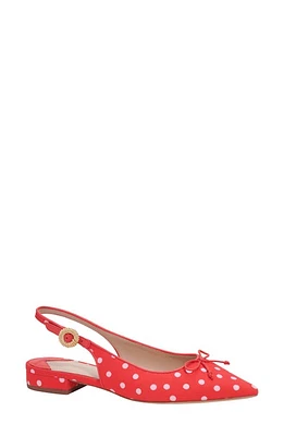 Kate Spade New York veronica slingback flat Ponderosa Red/Fresh at Nordstrom,