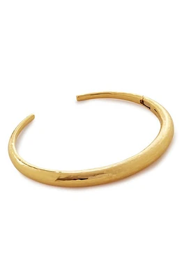 Monica Vinader Deia Cuff Bracelet in 18Ct Gold Vermeil/Ss at Nordstrom, Size Medium