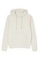 sandro Rubber Cotton Fleece Hoodie at Nordstrom,