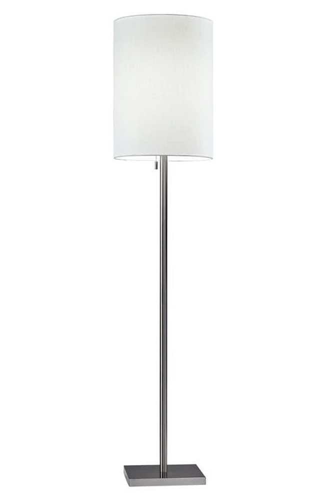 ADESSO LIGHTING Liam Floor Lamp in Brushed Steel at Nordstrom