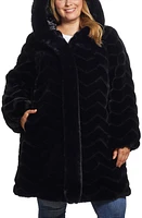 Gallery Hooded Faux Fur Jacket at Nordstrom,