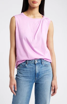 Sanctuary Sun's Out Twist Neck Organic Cotton Tank at Nordstrom,